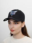Бейсболка MITCHELL NESS арт. HHSSINTL1245-CHOBLCK Charlotte Hornets NBA (черный)